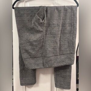 Charlotte Russe warm gray leggings size large.